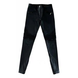 Rebecca Vallance Lamb Leather Skinny Leg Pants - BRAND NEW
